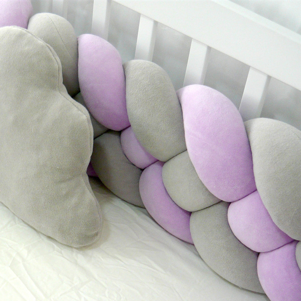 ELMALELLA - Aurora Braided Bedding Set Lavender