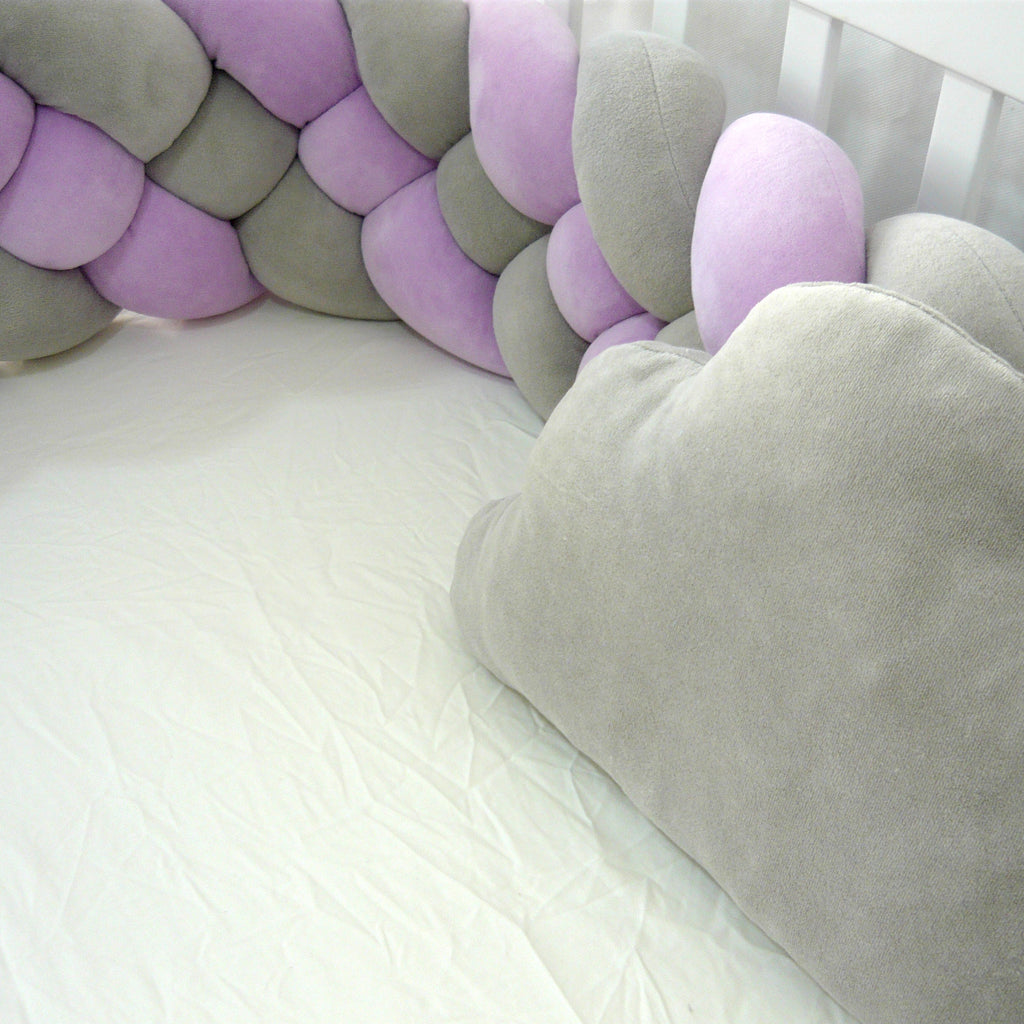 ELMALELLA - Aurora Braided Bedding Set Lavender