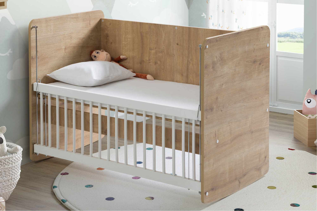 Wooden Rocking Mother Side Crib 120 X60